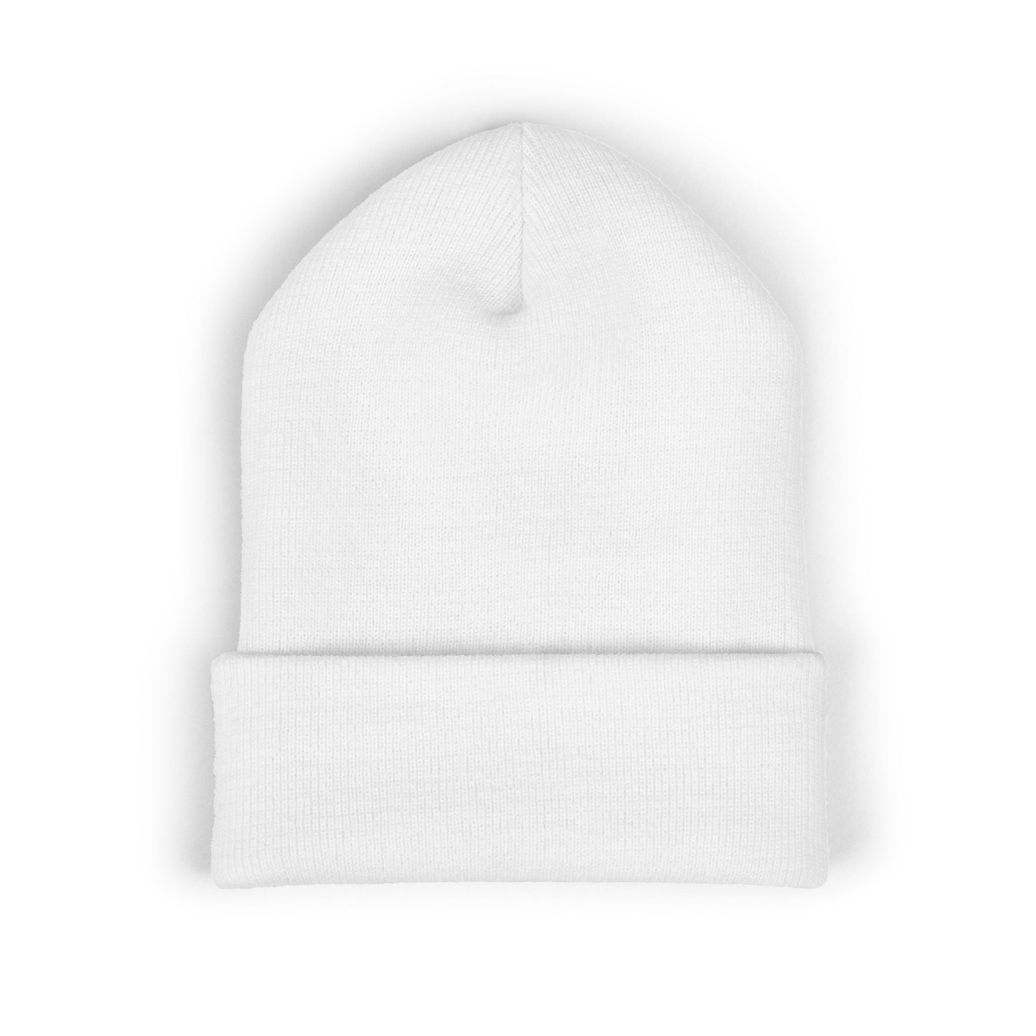 Kinda Talia script logo Beanie | Embroidered cuffed knit hat